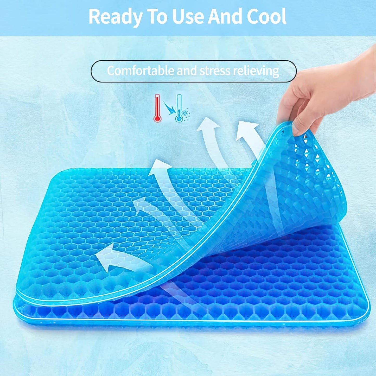 Silicone Ice Pad Insulated Car Seat Cushion