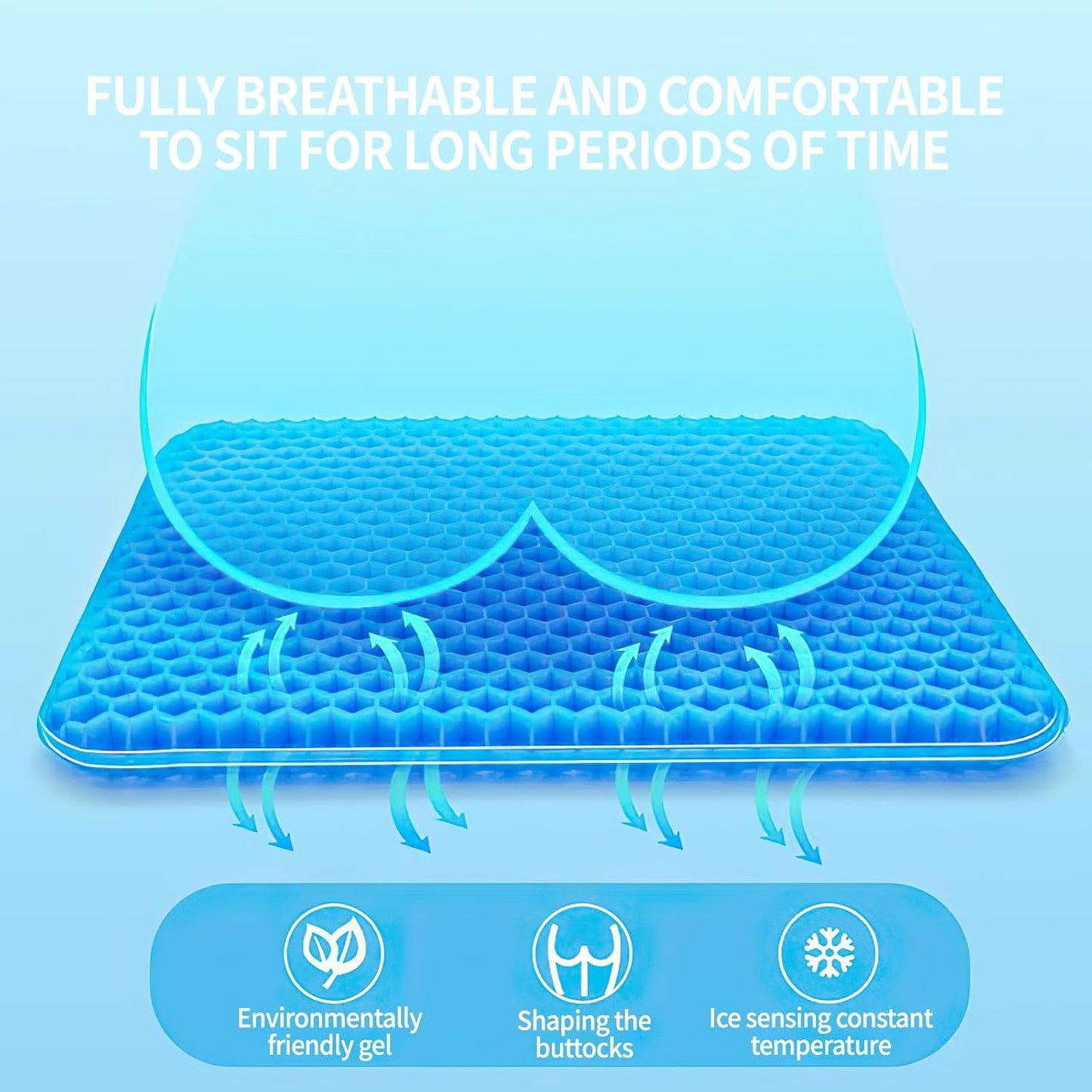 Silicone Ice Pad Insulated Car Seat Cushion