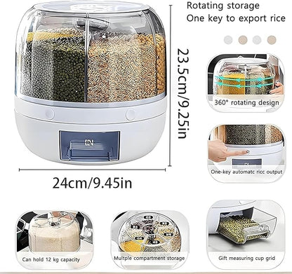 Rotating Food Storage Dispenser