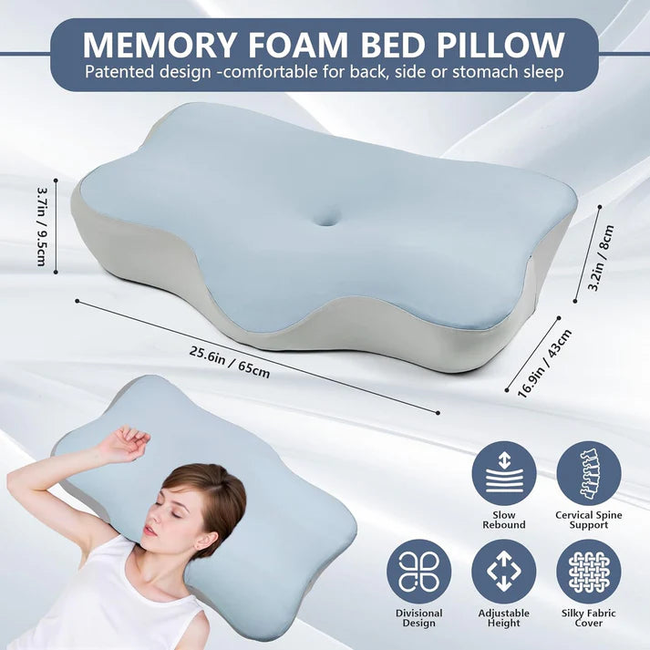 Orthopedic Latex Neck Pillow Slow Reboun