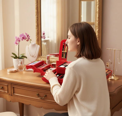 Classic Deluxe Vanity Case Make-Up Kit © Ⓢ